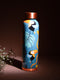 Azure Leaf & Bird Print Pure Copper Water Bottle ( 1 Litre )