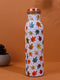 Autumn Breeze Print Pure Copper Water Bottle ( 1 Litre )