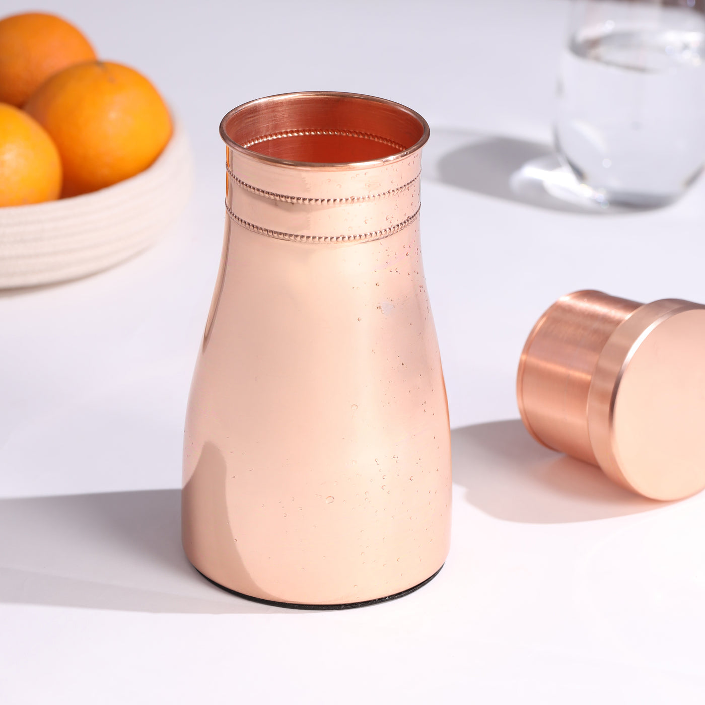 The Copper Story Classic Tamba Pure Copper Bedside Jar | 1L (1000ML)