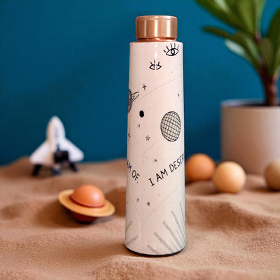 The Copper Story Cosmic Galaxy Pure Copper Bottle (1L) | Leakproof | 1L (1000ML)