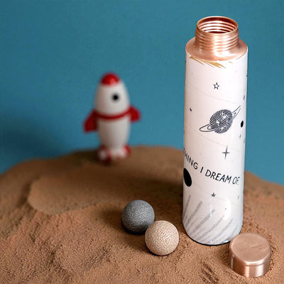 The Copper Story Cosmic Galaxy Pure Copper Bottle (1L) | Leakproof | 1L (1000ML)
