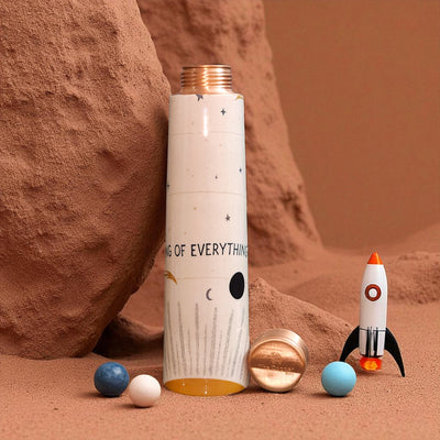 The Copper Story Cosmic Galaxy Pure Copper Bottle (1L) | Leakproof | 1L (1000ML)